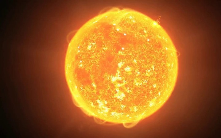 Aperçu d'une éruption solaire sur Elite: Dangerous