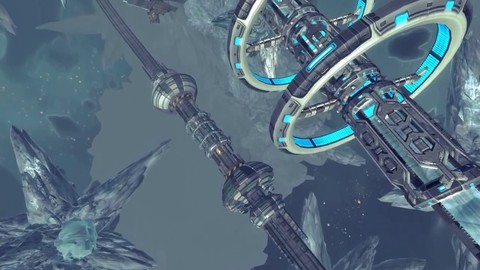 Aperçu du circuit "The Ice Comet" de Quantum Rush