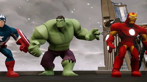 Aperçu des vilains Loki, Bouffon vert et Ronan l'Accusateur de Disney Infinity Marvel Heroes