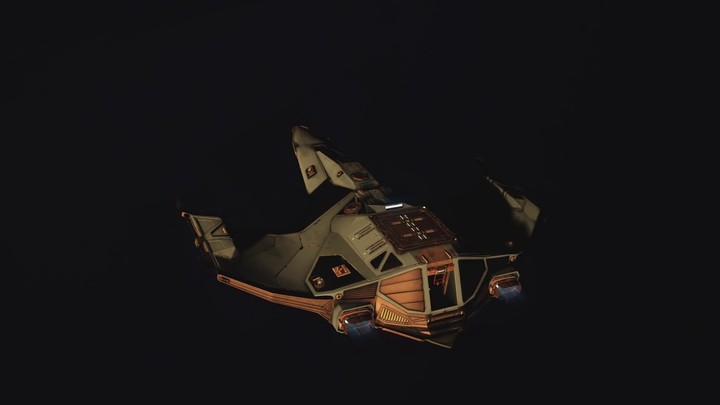 Aperçu du paint job "Camo" du vaisseau Eagle d'Elite: Dangerous