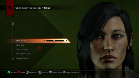 Aperçu du système de création de personnages de Dragon Age Inquisition