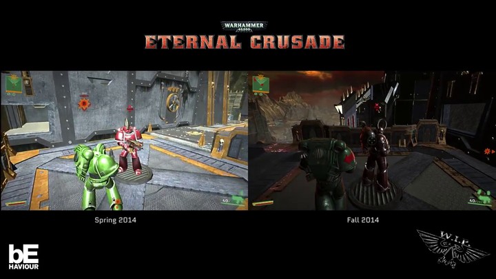 Évolution des graphismes de Warhammer 40 000: Eternal Crusade