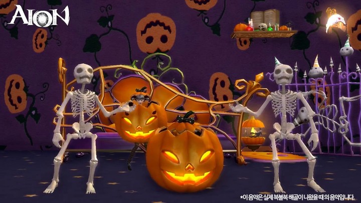 Aperçu des squelettes dansants d'Halloween d'Aion