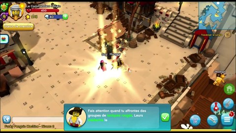 Session découverte de LEGO Minifigures Online avec Peredur et Agahnon