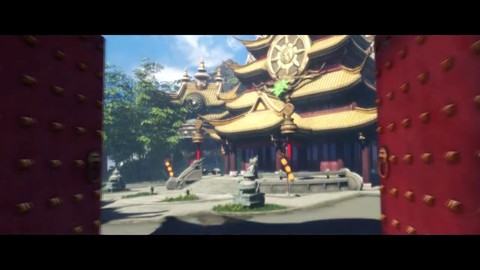 Illustration des effets visuels du MOBA King of Wushu