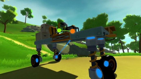 Premier aperçu du "mecano sandbox" Scrap Mechanic