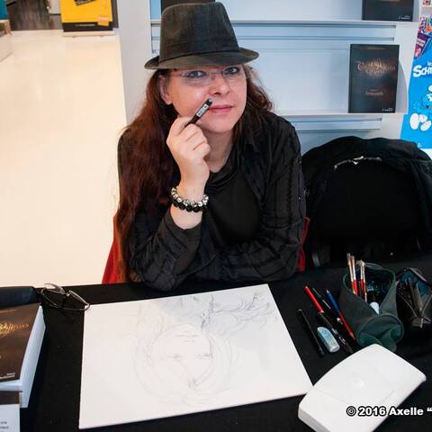 Bouet Axelle - Interview d'Axelle "Psychée" Bouet, illustratrice, romancière et créatrice de jeu de rôle - Créatrice fullstack