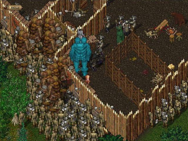 Les orcs font un siège