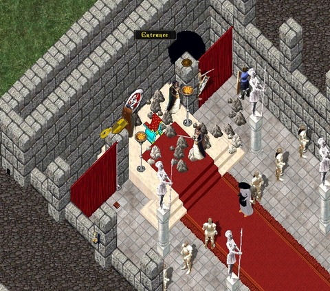 Ultima Online - Excavations dans la salle du trône