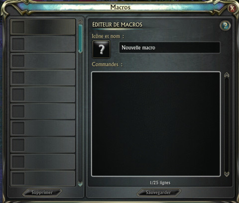 Rift - Macros, je vous aime !