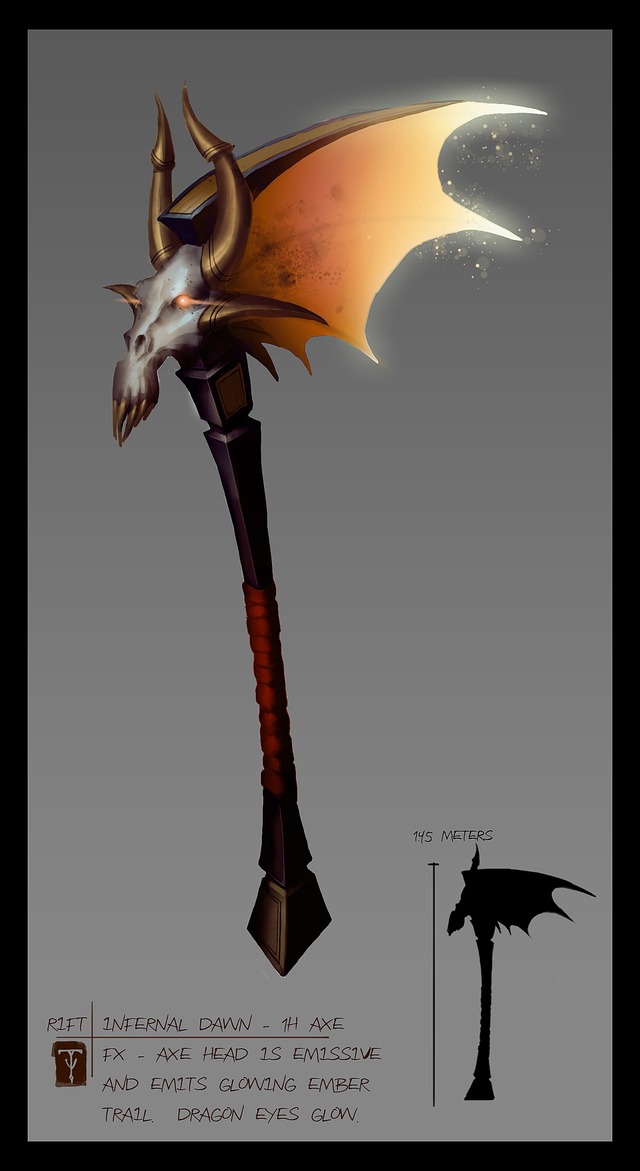 Concept Art Aurore Infernale patch 1.8 - Conceptartauroreinfernale InfernalDawn 1HAxe