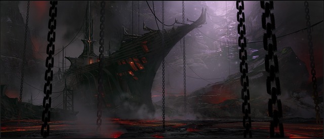 Concept Art Aurore Infernale patch 1.8 - Conceptartauroreinfernale lava boat