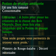 Rift - Chasse au gibier : Rares de Bois Meutris