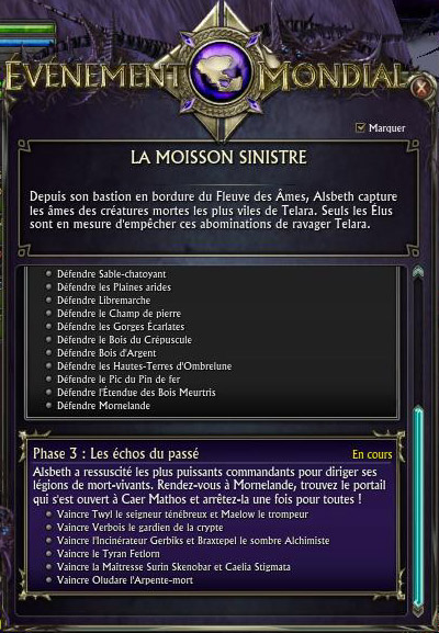 Patch 1.1 : Phase 2 et 3 l'Invasion Mondiale