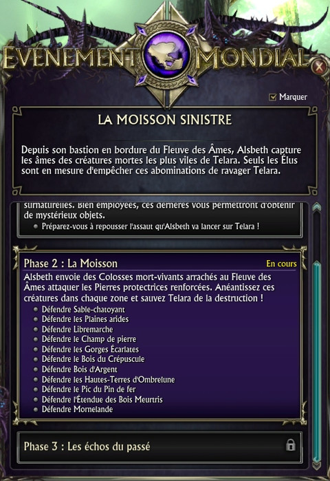 Rift - Phase 2 : La moisson