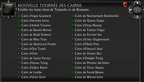 Rift - Les cairns de Brunante