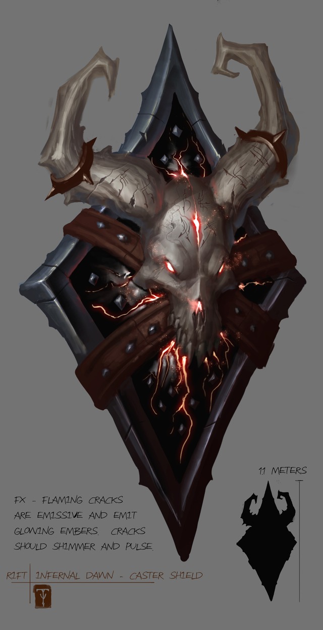 Concept Art Aurore Infernale patch 1.8 - Conceptartauroreinfernale InfernalDawn CasterShield