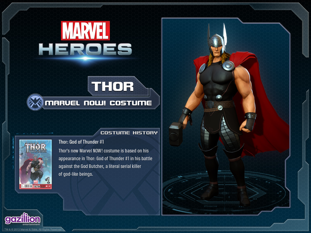 Marvel now. Марвел Heroes Gazillion. Марвел скрины. Gazillion Thor. Параметры для игры Марвел.