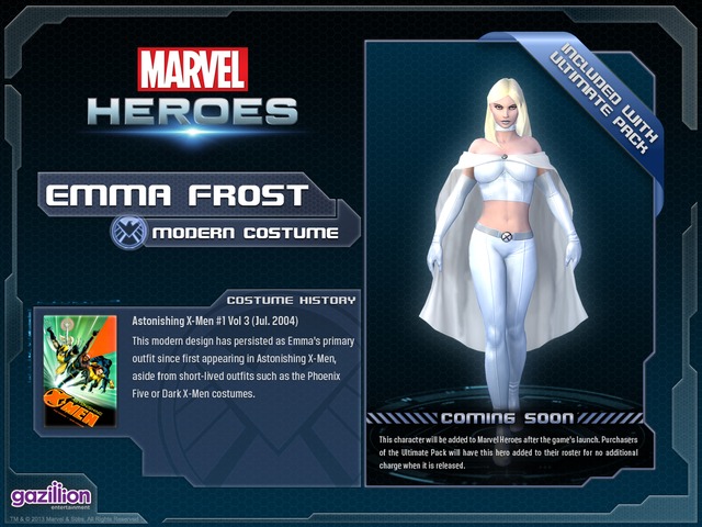 Aperçu des skins disponibles pour les héros - Costume emmafrost modern