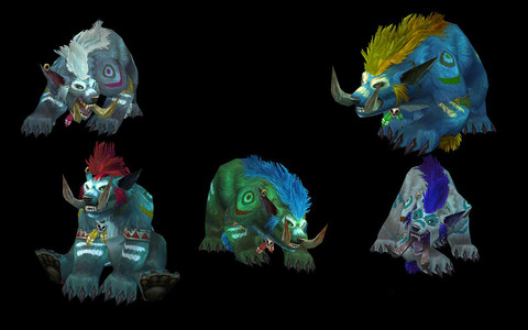 World of Warcraft - Formes de druide : Trolls et  Worgens