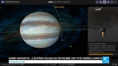 Capsule temporelle - La sonde Juno en orbite autour de la planète Jupiter