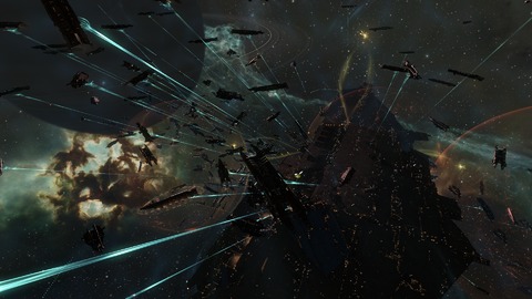 EVE Online - La bataille de 9-4RP2 avec ses 6.142 joueurs inscrivent EVE Online au Guiness World Records