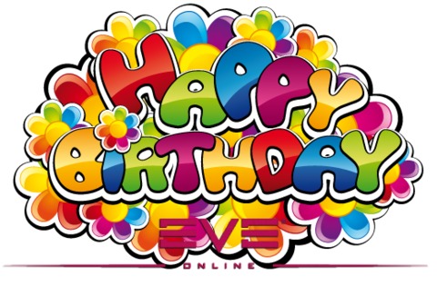 Happy Birthday Logo - EVE Online