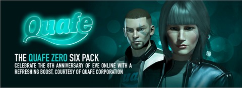 The Quafe Zero Six Pack - Celebrate the 8TH Anniversary of EVE Online