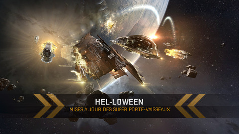 EVE Online - Les vaisseaux supercarriers doublent de taille sur EVE Online