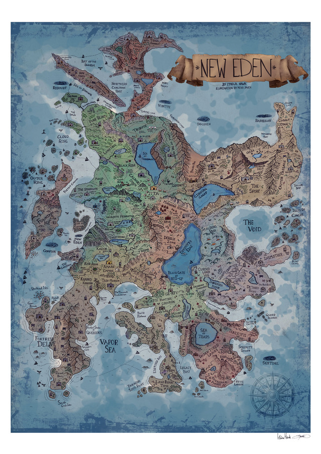 New Eden Map Fantasy