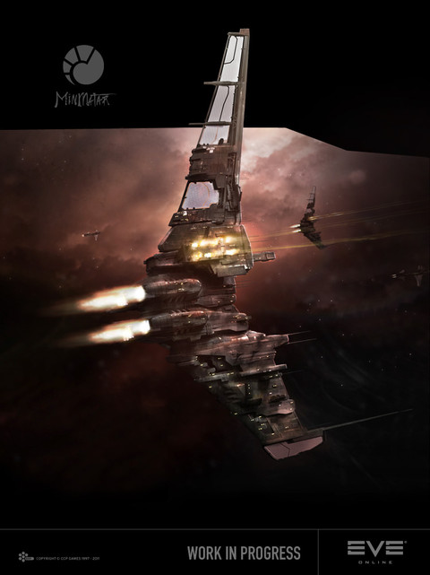 EVE Online - Quand un fan dessine un vaisseau...