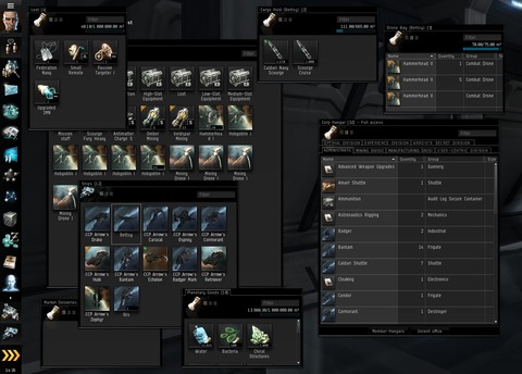 EVE Online - L'inventaire nouveau arrive