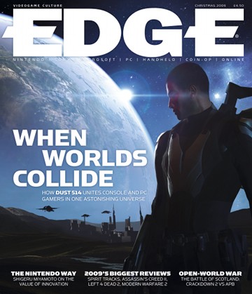 Couverture du magazine Edge sur Dust 514