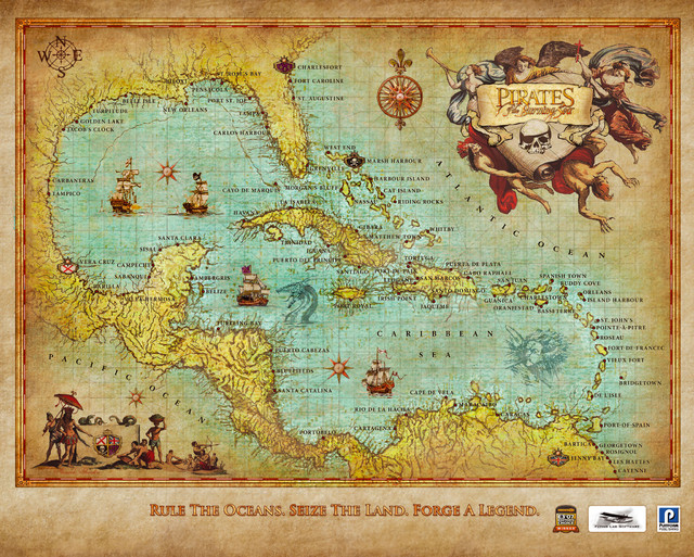 Poster de Pirates of the Burning Sea (carte)