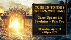 Webcast de la communauté SOE : Mise à jour 63 : Skyshrine – deuxième partie