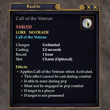 call of the veteran