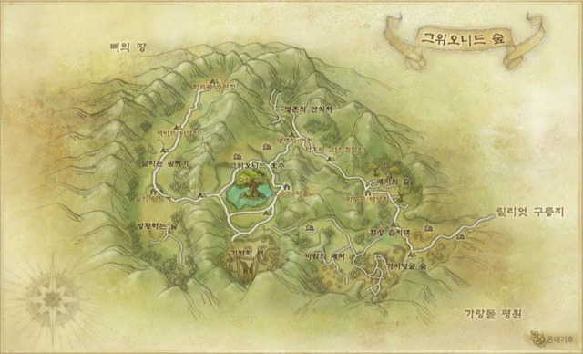 Map Archeage - Wgwionid