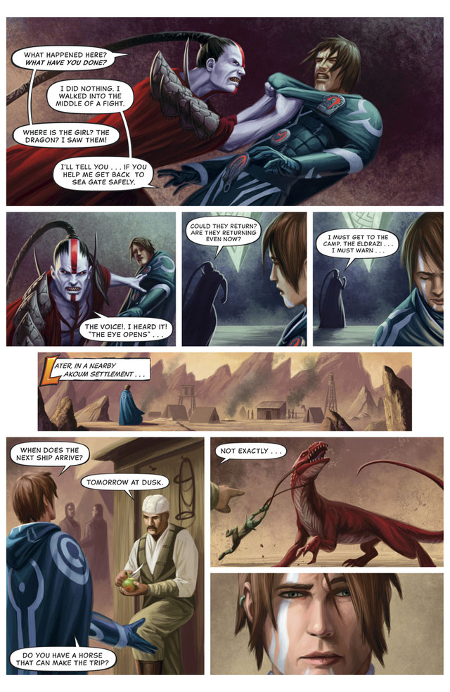 Bande dessinée Enter the Eldrazi - EN MTG Comic11 Pt1 ETE4