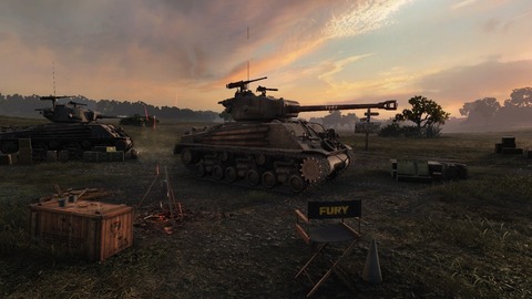 World of Tanks - Un  M4A3E8 «Fury» pour la sortie du film Fury