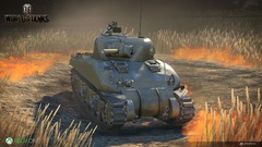 Capture d'écran de la version Xbox One de World of Tanks