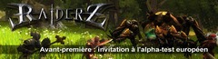 Avant-première : Invitation à participer à l’alpha-test européen de RaiderZ