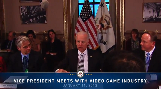 Joe Biden auditionne l'industrie du jeu