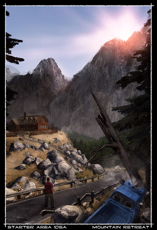 Refuge à la montagne, par Doug Williams