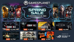 Spring Sale Gamesplanet, jour #8, 268 jeux en promotion dont les Edler Scrolls (-53%), Kingdom Come: Deliverance (-63%) Injustice 2 (-75%)