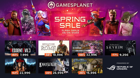 Spring Sales Gamesplanet #9 : 412 jeux soldés dont Expeditions: Rome (-58%), TESO: High Isle (-70%), Mortal Kombat 11 (-83%)
