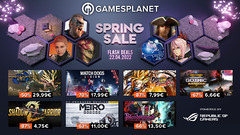 Spring Sales Gamesplanet : 2500 jeux en promotion du 22 avril au 1er mai