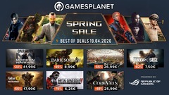 Soldes de printemps Gamesplanet : plus de 2100 jeux en promotion pendant 24 heures