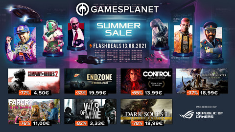 Summer Sales Gamesplanet (jour 1) : 338 jeux en promotion