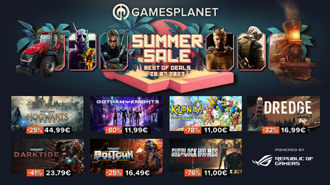 Best of des Summer Sales Gamesplanet : 4000 jeux soldés pendant 24 heures