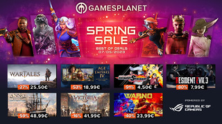 Spring Sale Gamesplanet 2023 : 3773 jeux PC soldés pendant 24 heures